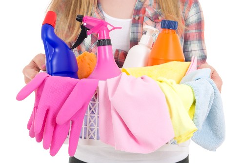 High-touch office surfaces cleaned for workplace health and safety